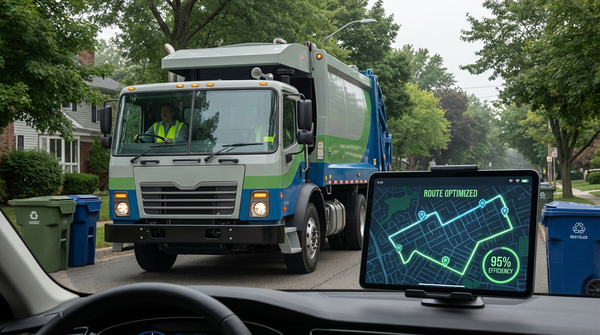 waste hauling route optimization