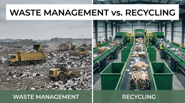 waste management vs recycling comparison